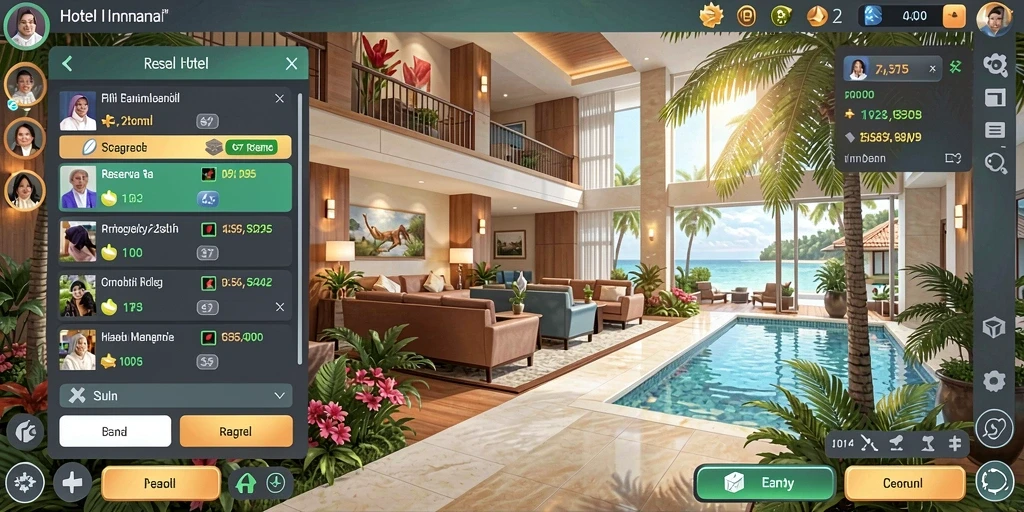 Sistem leveling yang membuat karakter semakin kuat.