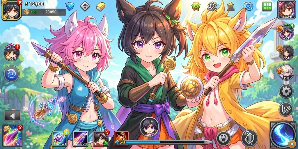 Fitur multiplayer yang dapat dimainkan bersama teman.