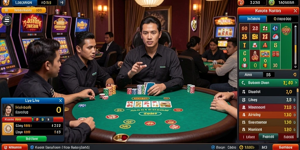 Berbagai tema slot yang dapat dipilih.